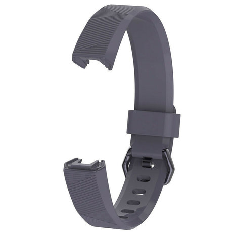 Strap-it® Strap-it Fitbit Alta / Alta HR siliconen bandje (grijs)