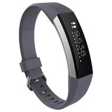 Strap-it® Fitbit Alta / Alta HR siliconen bandje (grijs)