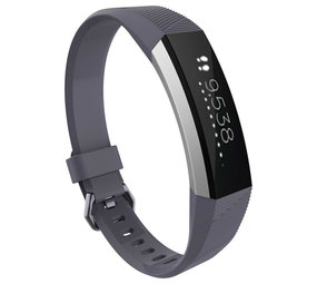 Strap-it® Fitbit Alta / Alta HR siliconen bandje (grijs)