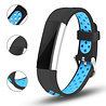 Strap-it® Strap-it Fitbit Alta / Alta HR sport bandje (zwart/blauw) Strap-it® Strap-it Fitbit Alta / Alta HR sport bandje (zwart/blauw)