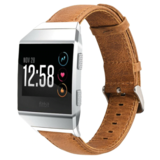 Strap-it® Fitbit Ionic lederen bandje (bruin)