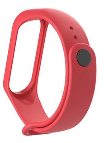 Strap-it® Strap-it Xiaomi Mi Band 5 siliconen bandje (rood)