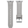 Strap-it® Strap-it Apple Watch lederen bandje (wit/grijs) Strap-it® Strap-it Apple Watch lederen bandje (wit/grijs)