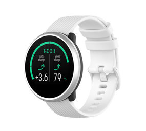 Strap-it® Polar Ignite siliconen bandje (wit)