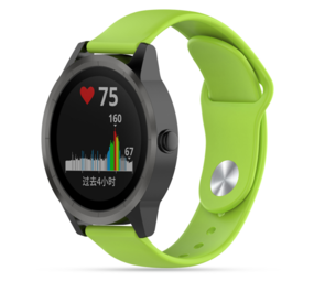 Strap-it® Garmin Vivoactive 3 sport band (lichtgroen)