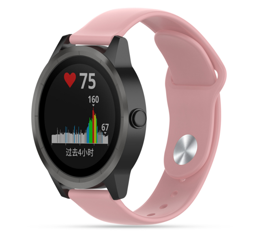 Garmin Vivoactive 3 sport band (roze) - Smartwatchbanden.nl