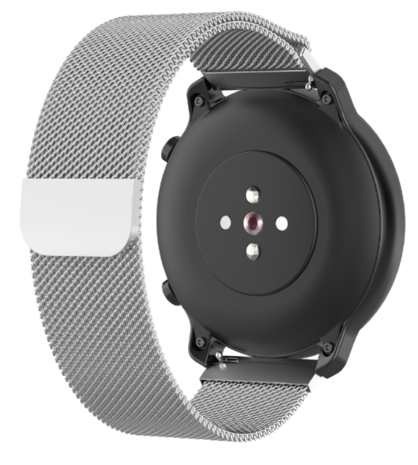 Strap-it® Strap-it Polar Vantage M Milanese band (zilver) Strap-it® Strap-it Polar Vantage M Milanese band (zilver)