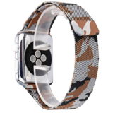 Strap-it® Apple Watch Milanese band (camouflage bruin)