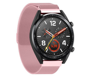 Strap-it® Huawei Watch GT 2 Milanese band (roze)