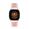 Strap-it® Strap-it Fitbit Versa 3 stalen band (rosé pink) Strap-it® Strap-it Fitbit Versa 3 stalen band (rosé pink)