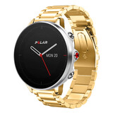 Strap-it® Polar Vantage M stalen band (goud)