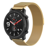 Strap-it® Xiaomi Amazfit GTR Milanese band (goud) Strap-it® Xiaomi Amazfit GTR Milanese band (goud)