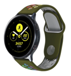 Strap-it® Strap-it Samsung Galaxy Watch sport band 42mm (legergroen kleurrijk)