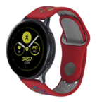 Strap-it® Strap-it Samsung Galaxy Watch sport band 42mm (rood kleurrijk)