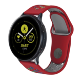 Strap-it® Samsung Galaxy Watch sport band 42mm (rood kleurrijk)