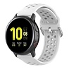 Strap-it® Strap-it Samsung Galaxy Watch 42mm siliconen bandje met gaatjes (wit) Strap-it® Strap-it Samsung Galaxy Watch 42mm siliconen bandje met gaatjes (wit)
