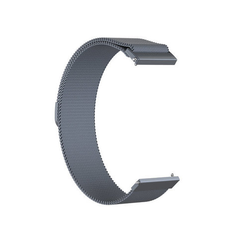 Strap-it® Strap-it Garmin Vivoactive 4 Milanese band - 45mm - space grey Strap-it® Strap-it Garmin Vivoactive 4 Milanese band - 45mm - space grey