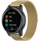 Strap-it® Strap-it Garmin Vivoactive 4 Milanese band - 45mm - goud