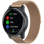 Strap-it® Strap-it Garmin Vivoactive 4 Milanese band - 45mm - rosé goud