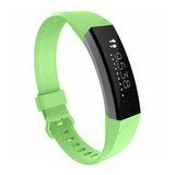 Strap-it® Fitbit Alta / Alta HR siliconen bandje (lichtgroen)