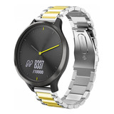 Strap-it® Garmin Vivomove HR stalen band (zilver/goud)