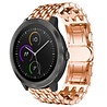Strap-it® Strap-it Garmin Vivoactive 4 stalen draak band - 45mm - rosé goud Strap-it® Strap-it Garmin Vivoactive 4 stalen draak band - 45mm - rosé goud