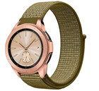 Strap-it® Strap-it Samsung Galaxy Watch 42mm nylon band (olijf)