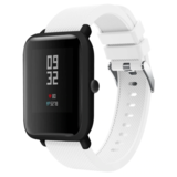 Strap-it® Xiaomi Amazfit Bip silicone band (wit)