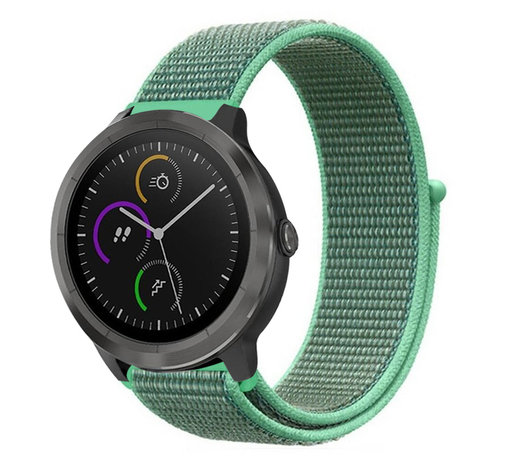 Strap-it® Strap-it Garmin Vivoactive 3 nylon band (mint)