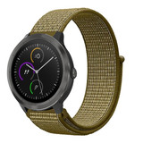 Strap-it® Garmin Venu nylon band (olijf)