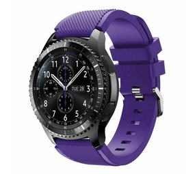 Strap-it® Samsung Galaxy Watch siliconen bandje 46mm (paars)