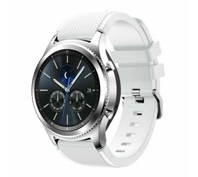 Strap-it® Samsung Gear S3 silicone band (wit)