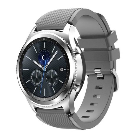 Strap-it® Strap-it Samsung Gear S3 silicone band (grijs)