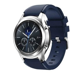 Strap-it® Samsung Gear S3 silicone band (donkerblauw)
