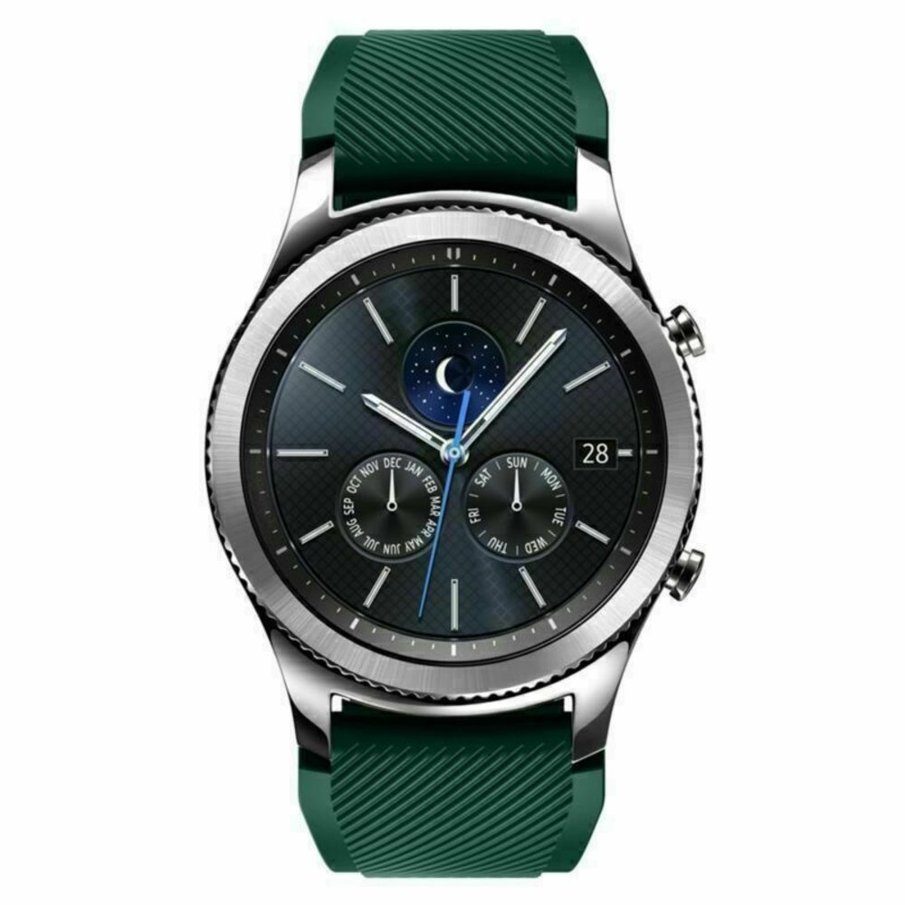 Strap-it® Strap-it Samsung Gear S3 silicone band (legergroen)