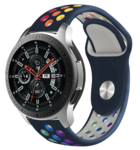 Strap-it® Strap-it Samsung Galaxy Watch sport band 46mm (donkerblauw kleurrijk)