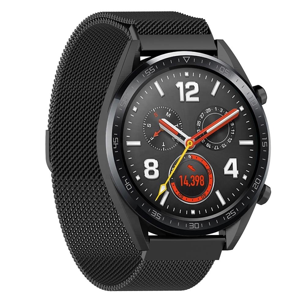 Huawei Watch GT 2 Milanese band zwart Smartwatchbanden