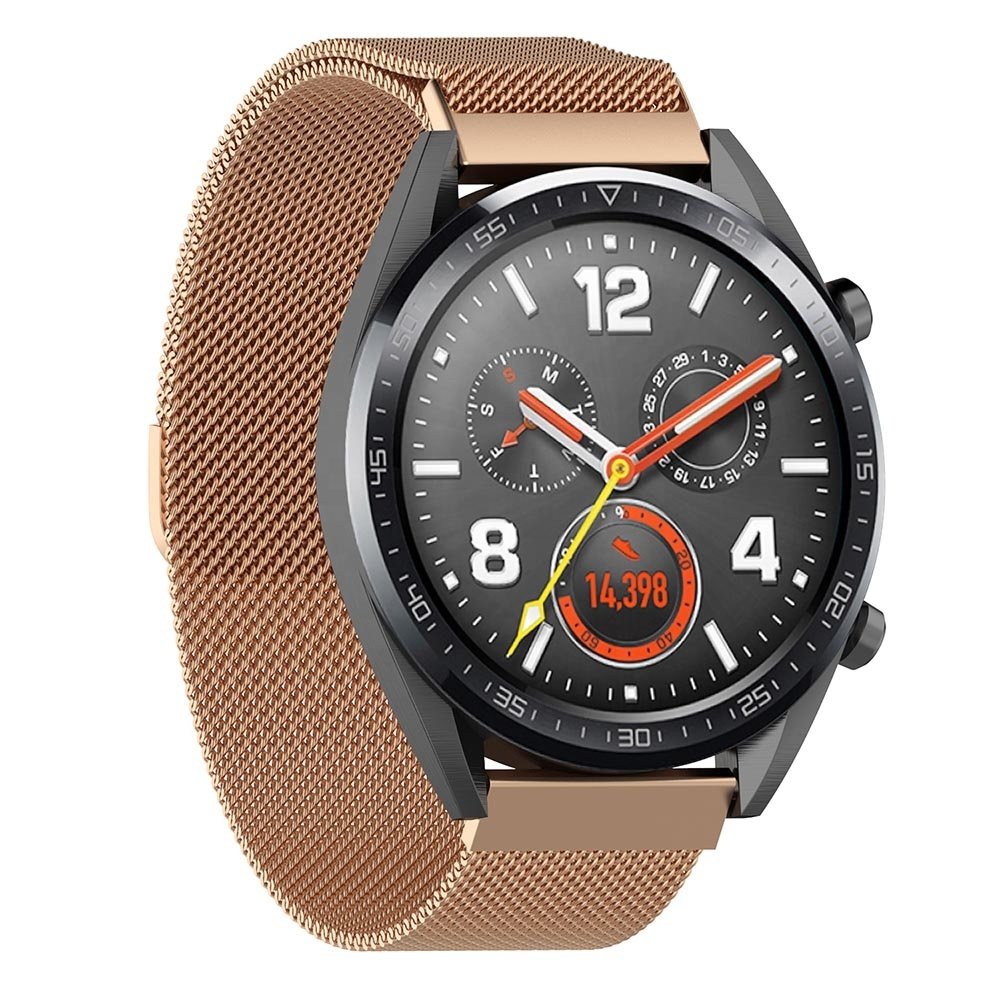 Strap-it® Strap-it Huawei Watch GT 2 Milanese band (rosé goud) Strap-it® Strap-it Huawei Watch GT 2 Milanese band (rosé goud)
