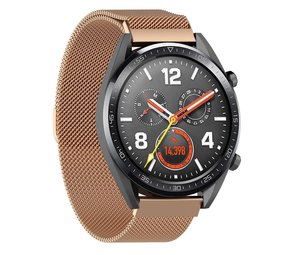 Strap-it® Huawei Watch GT 2 Milanese band (rosé goud) Strap-it® Huawei Watch GT 2 Milanese band (rosé goud)