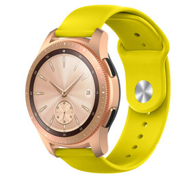 Strap-it® Samsung Galaxy Watch sport band 42mm (geel)