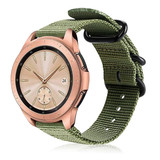 Strap-it® Samsung Galaxy Watch 42mm nylon gesp band (groen)