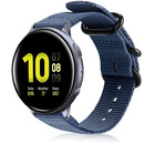 Strap-it® Strap-it Samsung Galaxy Watch Active nylon gesp band (blauw)