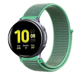 Strap-it® Samsung Galaxy Watch Active nylon band (mint)