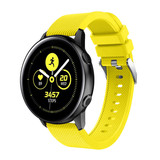 Strap-it® Samsung Galaxy Watch Active silicone band (geel)