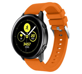 Strap-it® Samsung Galaxy Watch Active silicone band (oranje)