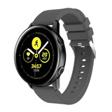 Strap-it® Samsung Galaxy Watch Active silicone band (grijs)