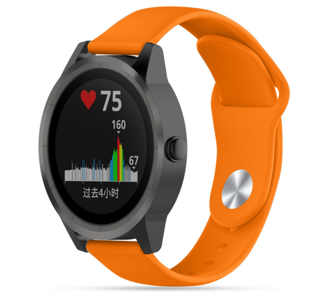 Strap-it® Strap-it Garmin Vivoactive 3 sport band (oranje)