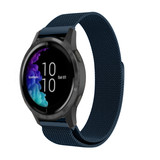 Strap-it® Garmin Venu Milanese band (blauw)
