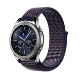 Strap-it® Samsung Gear S3 nylon band (paars-blauw)