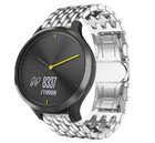 Strap-it® Strap-it Garmin Vivomove HR stalen draak band (zilver)